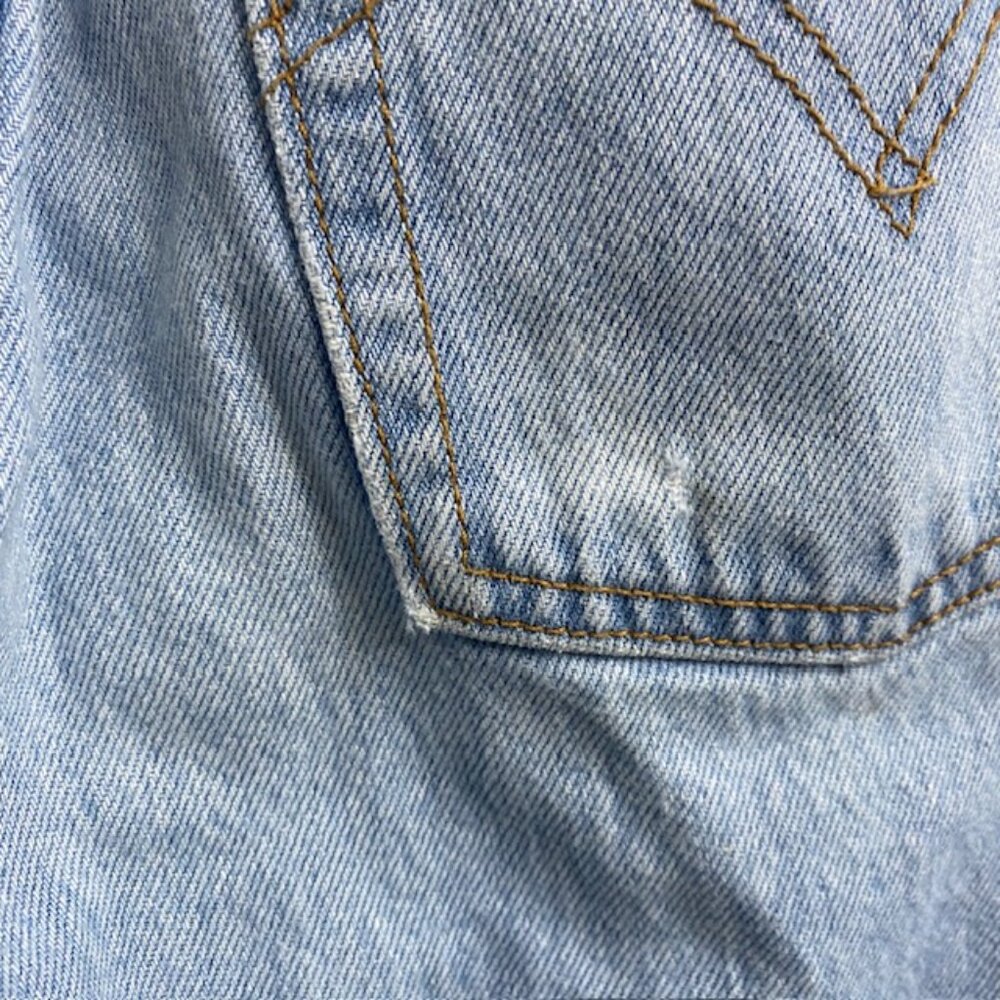 Levi’s Wedgie Fit Jeans ✦ Distressed Vintage Wash Straight Leg 26 - Picture 7 of 8